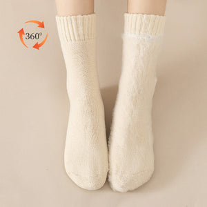 Kuschelige Unisex-Winter-Thermosocken aus Samt