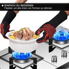 Laden Sie das Bild in den Galerie-Viewer, Bequee professionelle Grillhandschuhe hitzebeständige Handschuhe - 1 Paar
