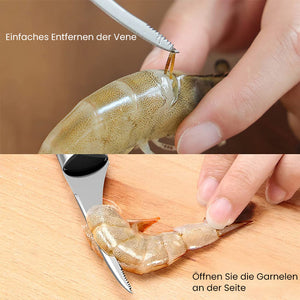 Garnelenschäler aus Edelstahl