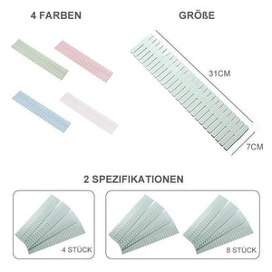 Bequee® Multifunktionelle Schubladenteiler Kunststoff 4 Farbe