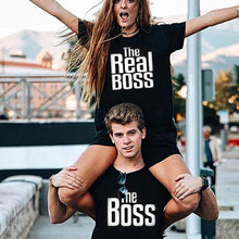 Laden Sie das Bild in den Galerie-Viewer, &quot;The Boss&quot;, &quot;The real Boss&quot; lustiges T- Shirt
