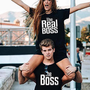 "The Boss", "The real Boss" lustiges T- Shirt