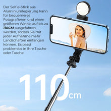 Laden Sie das Bild in den Galerie-Viewer, Neuer Stativständer 6 in 1 Bluetooth Selfie Stick
