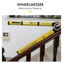 Laden Sie das Bild in den Galerie-Viewer, 4-in-1-Kompass-Winkelmesser aus Aluminiumlegierung
