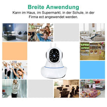 Laden Sie das Bild in den Galerie-Viewer, 360° Drehbare Drahtlose WiFi HD 720P IP-Kamera
