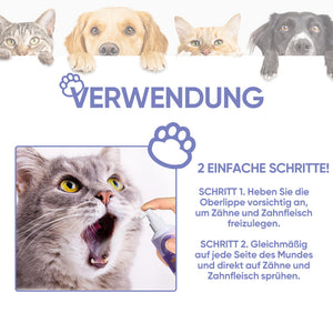 Zahnreinigungsspray für Hunde und Katzen