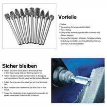 Laden Sie das Bild in den Galerie-Viewer, 10 in 1 Wolframstahl-Schleifkopf (10PCS)
