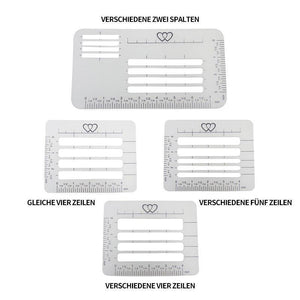 Schablonen zum Erstellen von Umschlägen