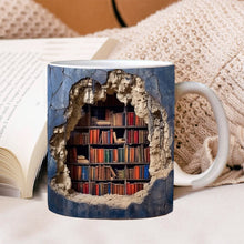 Laden Sie das Bild in den Galerie-Viewer, 3D-Bücherregal-Tasse
