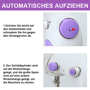 Mini-Nähmaschine Elektrische Haushaltsnähmaschine