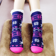 Laden Sie das Bild in den Galerie-Viewer, Thermo Fleece Super Weiche Slipper Socken
