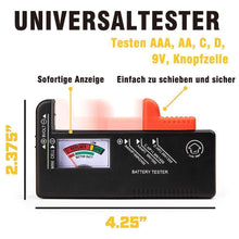 Laden Sie das Bild in den Galerie-Viewer, Batterie Aufbewahrungsbox mit universalen Batterie Tester
