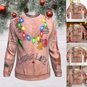 Sweatshirt mit Weihnachtsdruck