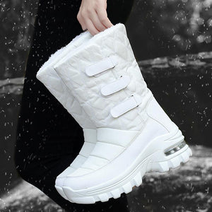 Schneeschuhe mit zentraler Schnalle