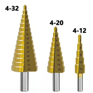 Stufenbohrer Nutsäge Bohrer Set(6 Stück)