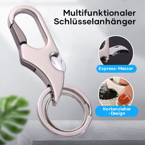 Multifunktionaler Schlüsselanhänger mit Flaschenöffner