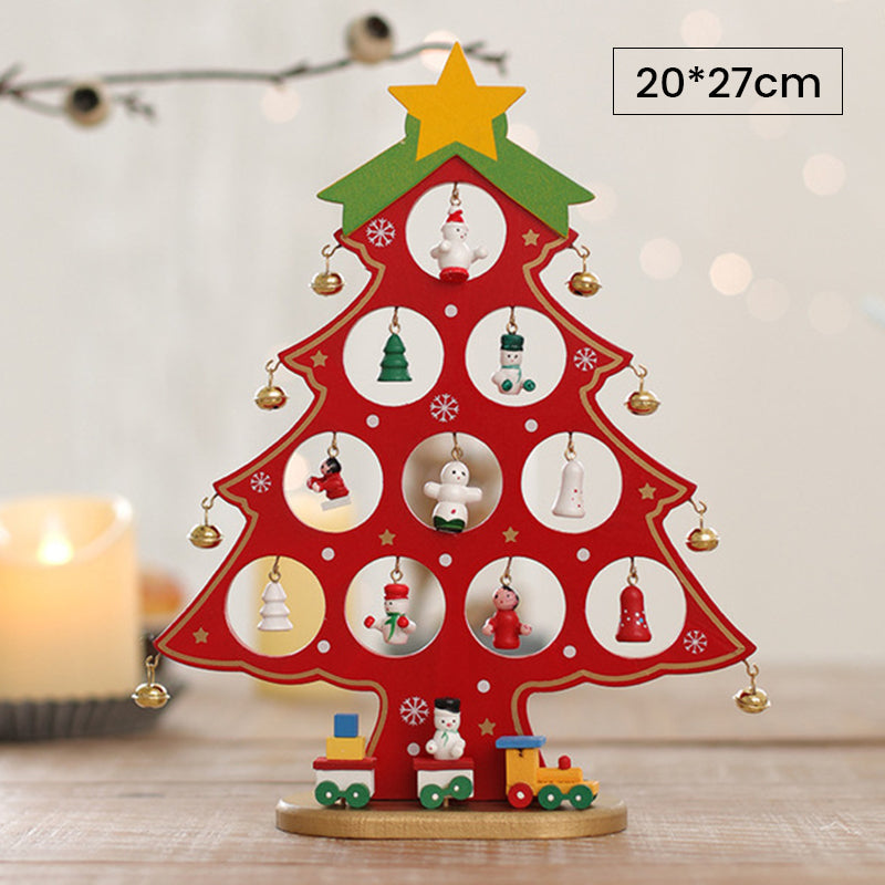 DIY Weihnachtsbaum-Set aus Holz