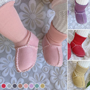 Warme Pelz-Babysocken